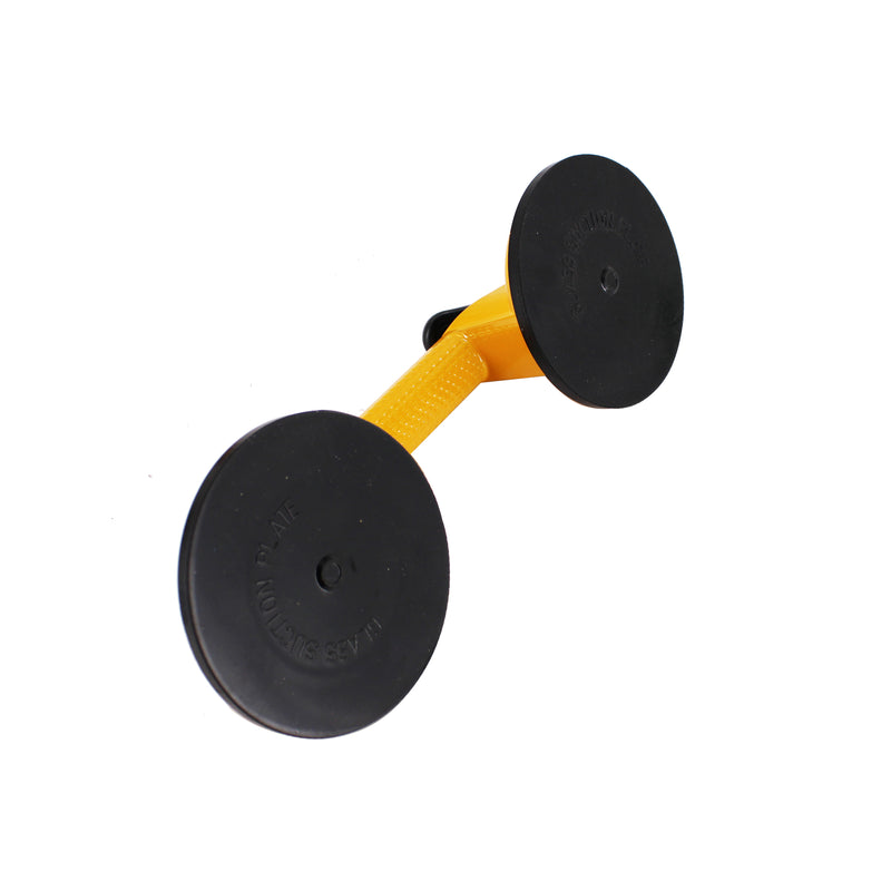 2PC Glass Suction Cups Heavy Duty Aluminum Vacuum Plate Handle Glass