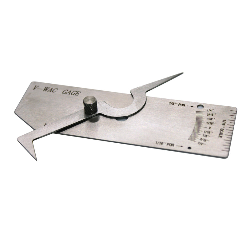 Inch V-WAC Single Weld Gauge Gage Fit Welding Inspection with Pocket