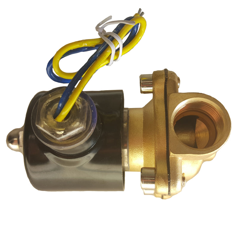 110V Ac 1/2" Electric Solenoid Valve Water Air Gas, Fuels N/C