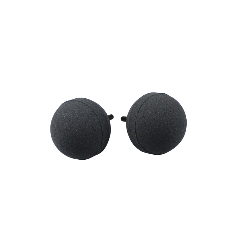 2 Inch Updated Air Stone Plus Bubble Ball Diffuser for Fish Tank Aquarium Hydroponics Pump, 2 Pack