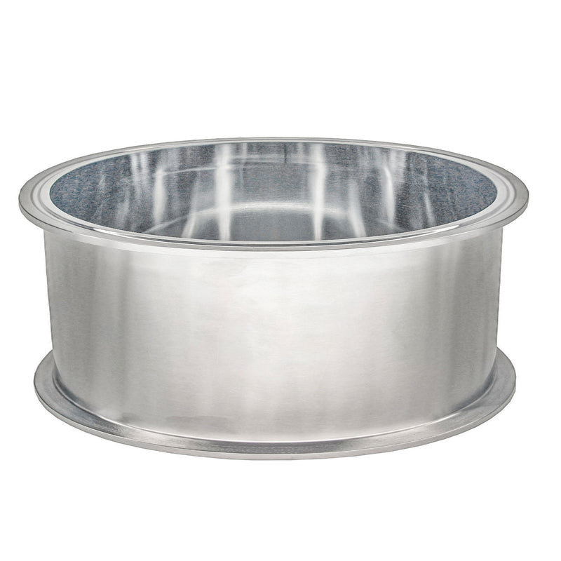 12" X 4" Deep Sanitary Tri Clamp Splatter Platter X- Stainless Steel