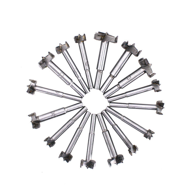 Drilling Hole Saw, Boa Bit, Set of 16 Drills