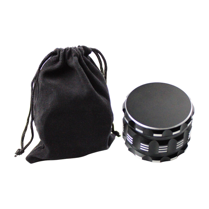 2.5" Spice Herb Grinder - Black Aluminium