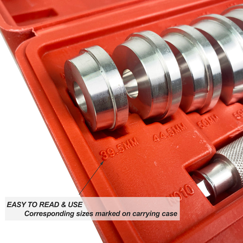 Bearing Race Seal Bush Driver Set with Carrying Case Master/Universal Kit