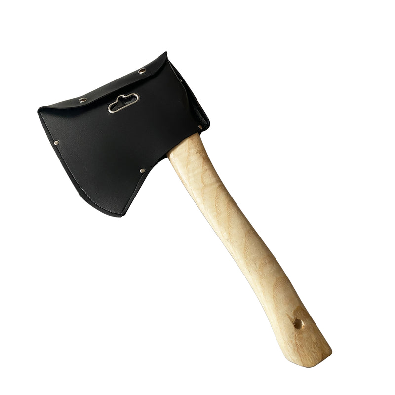 Wood Handle Chopping Axe, 600g Head Weight 14in Camping Hatchet Splitting Small Axe Hatchet Wooden
