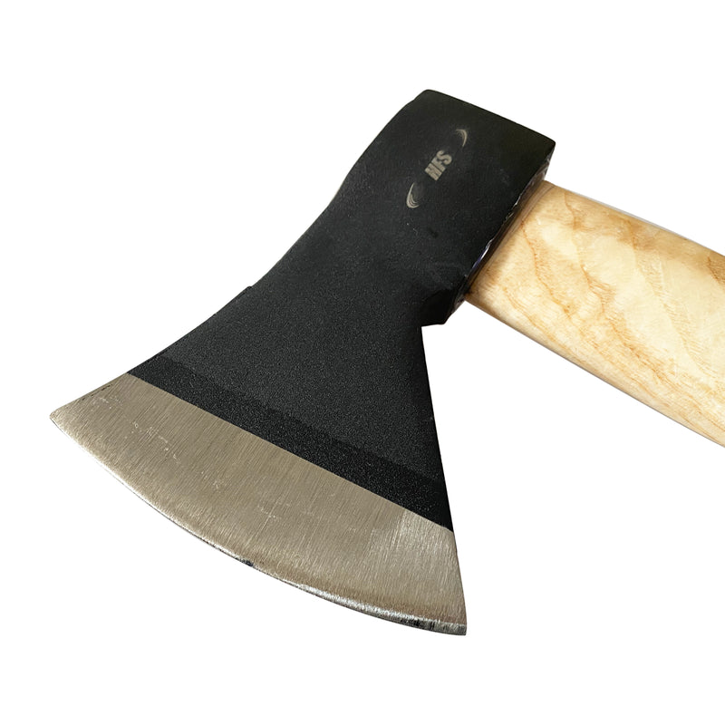 Wood Handle Chopping Axe, 600g Head Weight 14in Camping Hatchet Splitting Small Axe Hatchet Wooden