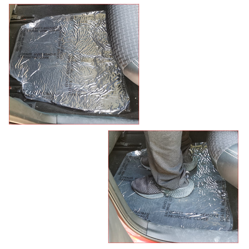 Car Floor Mat 4 Mil Clear Adhesive Car Carpet Protector Film Roll Breakpoint Protector Cover Sheet