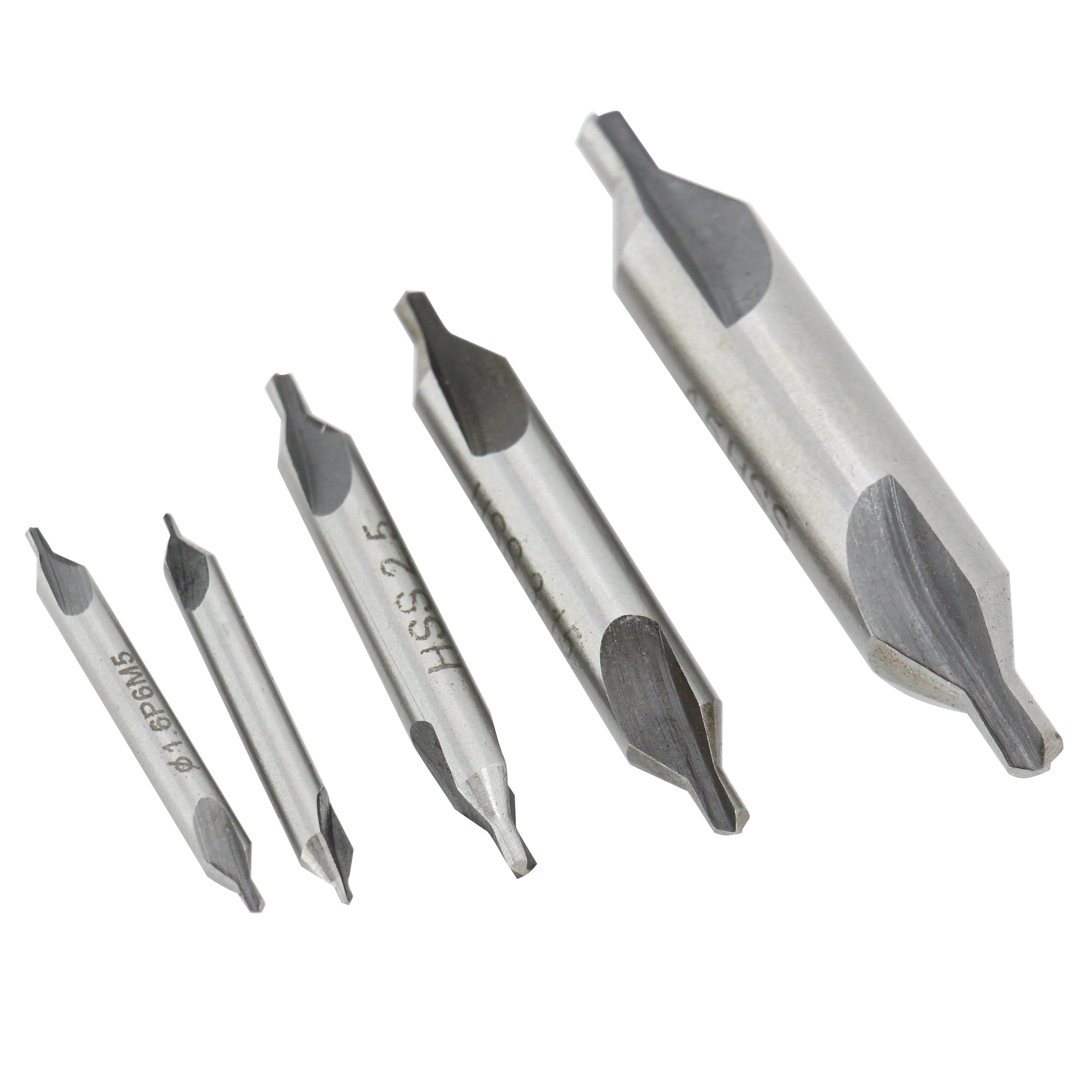 5 Lathe Mill Center Drill Countersink Bit Tooling Set Countersink Dril ...