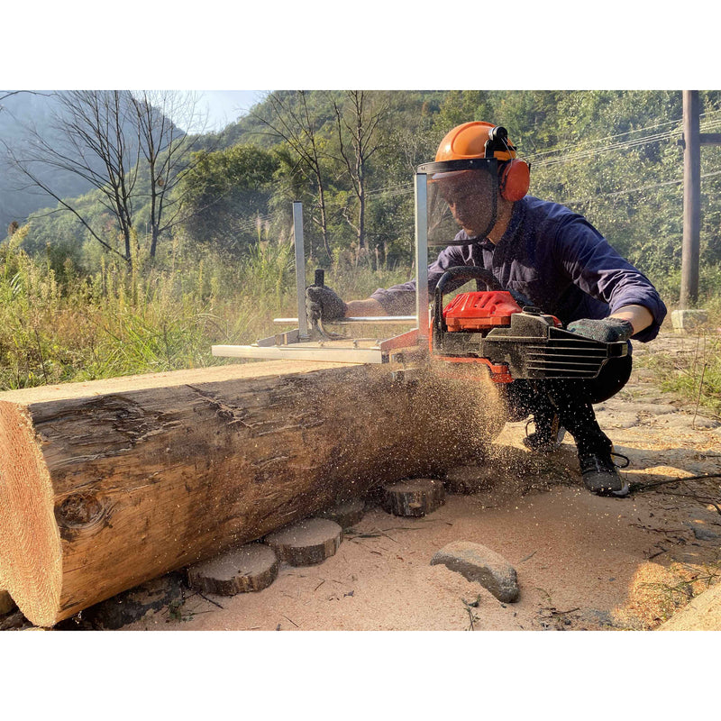 Portable Chainsaw Mill Planking Lumber Cutting Milling Bar (14"-36")