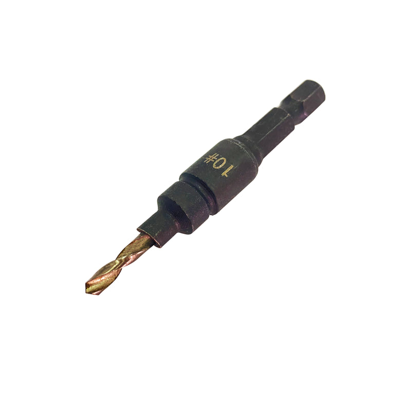 Quick-Change 5-Pc. Countersink Drill Bit Set with Case.