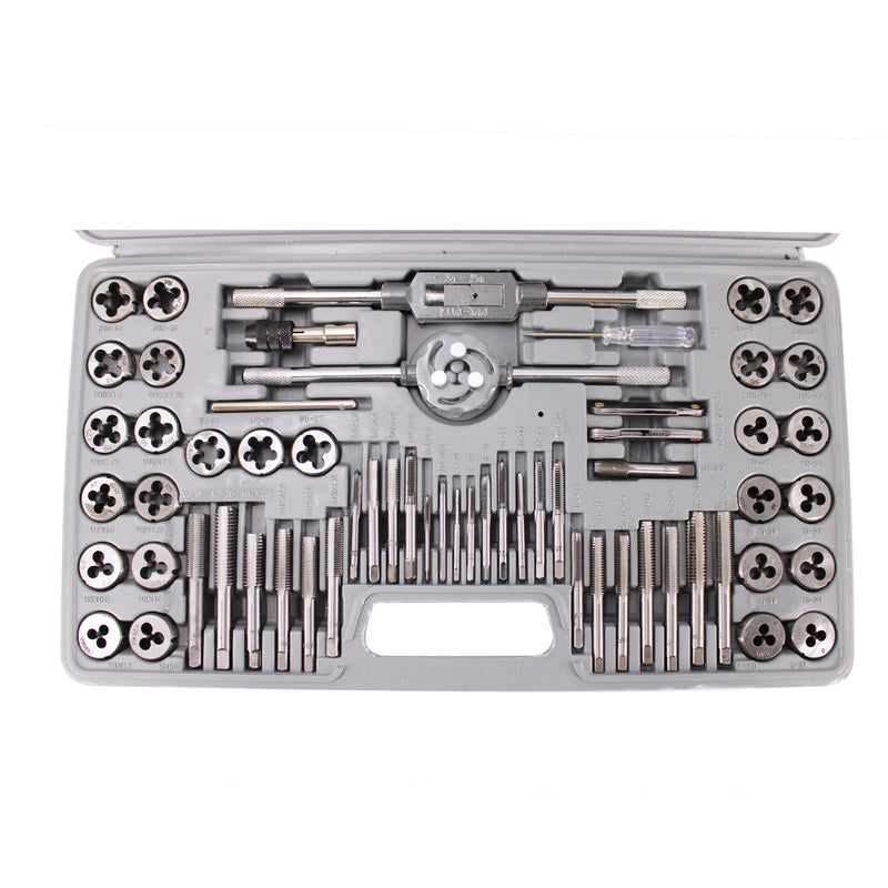 SAE Standard Tap and Die 60PC Rethread Set-Cut External&Internal Threads
