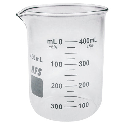 Hardware Factory Store Inc - Graduation Glass Beaker with Spout - 400ML