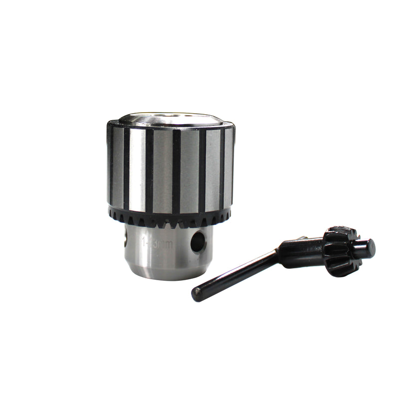 Drill Chuck w/Key (1/32"-1/2" and JT6)