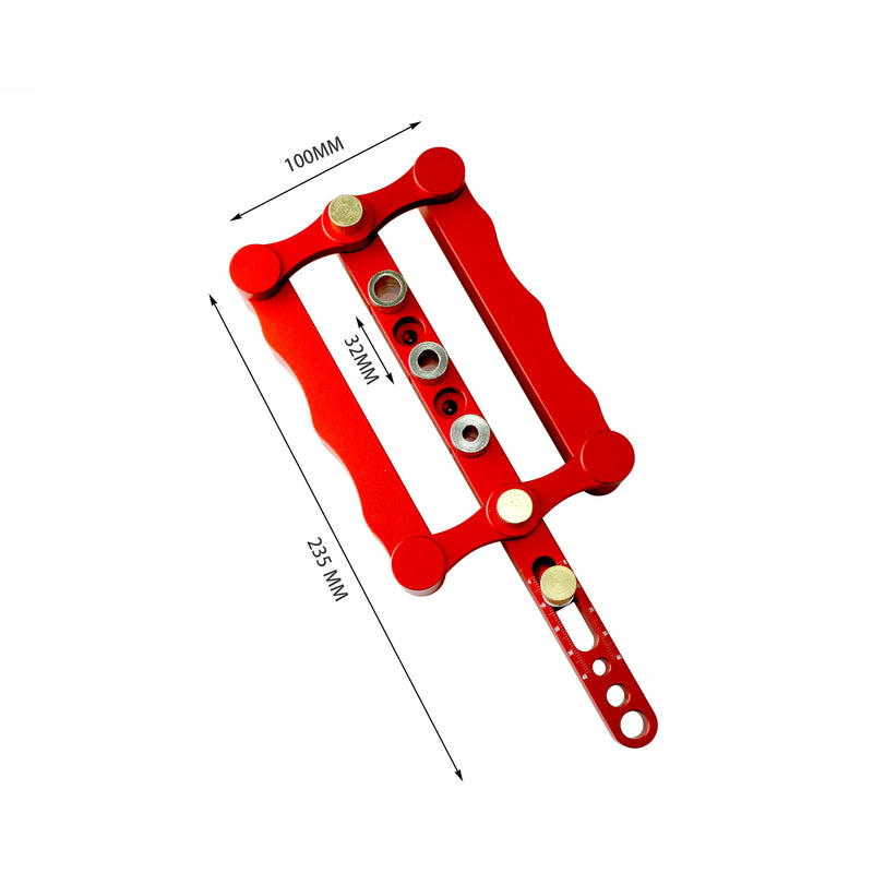 Self Centering Dowelling Jig Wood Dowel Hole Drilling Guide Woodworking Positioner Locator Update Wavy