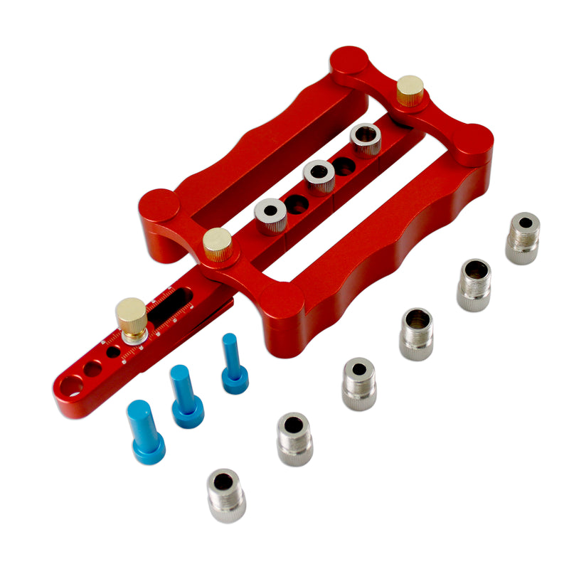 Self Centering Dowelling Jig Wood Dowel Hole Drilling Guide Woodworking Positioner Locator Update Wavy
