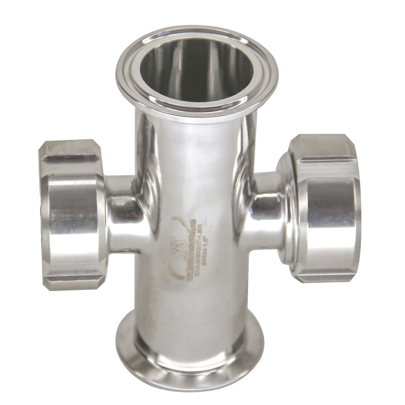 Hardware Factory Store Inc - Tri Clamp Inline Dual Port Sight Glass - [variant_title]