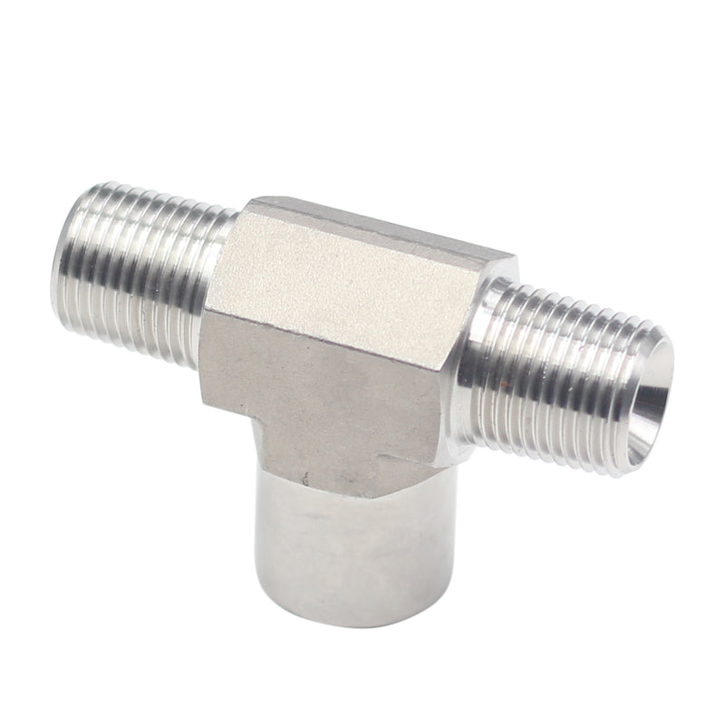 FORGED Pipe Fitting Street Tee MNPT x FNPT x MNPT Stainless Steel 304