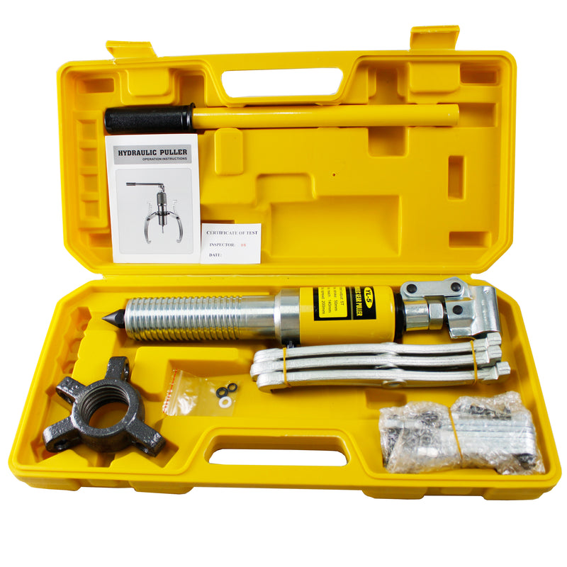 5 Ton Hydraulic Gear Puller Wheel Bearing Pulling Separator 3 in 1 Pump Oil Tub