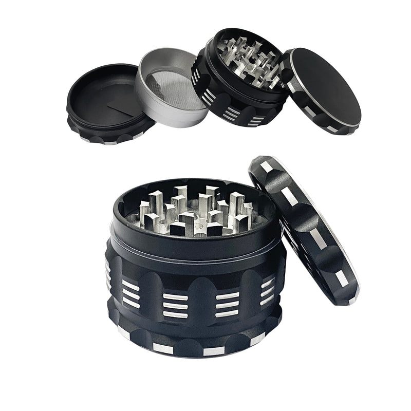 2.5" Spice Herb Grinder - Black Aluminium