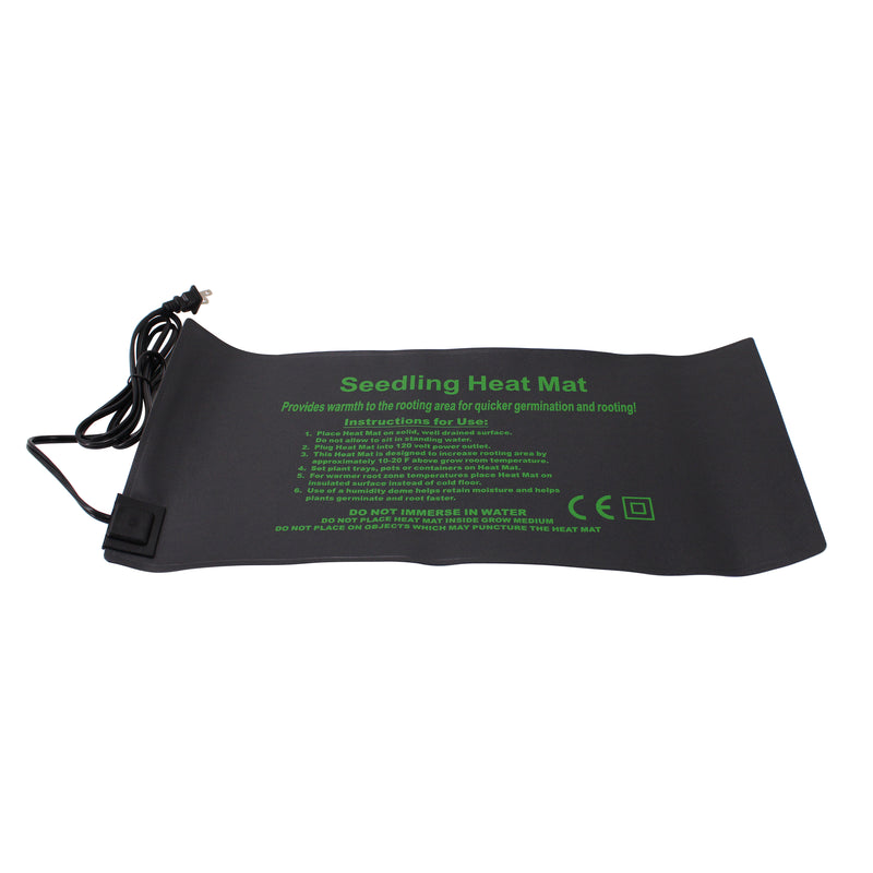 HYDROPONIC DEPOT 10 x 20.75 Inch Graphene Plant Heating Pad Durable Waterproof Seedling Heat Mat Warm Hydroponic Heating Pad