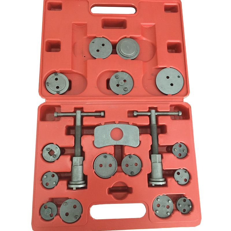 Precision Brake Caliper Wind Back Tool Set - 18 Piece