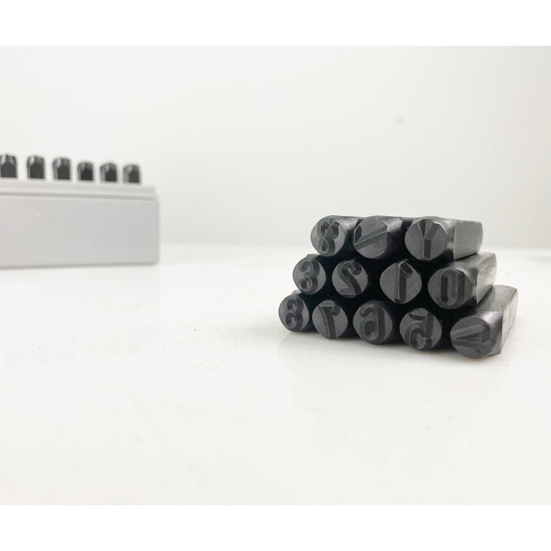 Number & Capital Letter Punch Set 36 Pc, 5/16" - 8MM, Transfer Punches