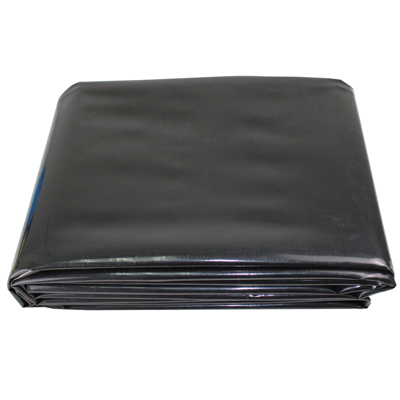 HYDROPONIC DEPOT Pond Liner, HDPE, 11.8-Mil Durable Pond Skins for Water Gardens, Fish Ponds, Black Waterfall