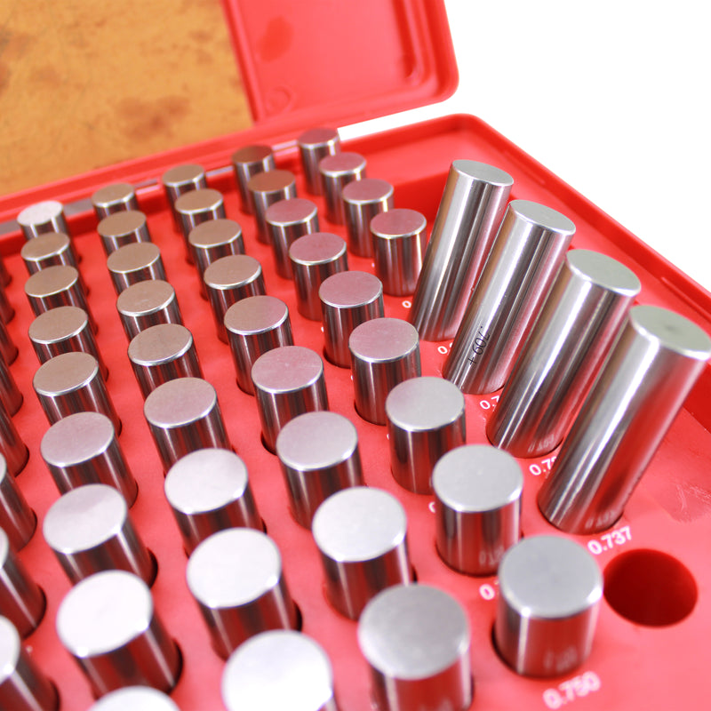 Steel Pin Gage Set Plus+ 125 PCS M4 .626-.750"