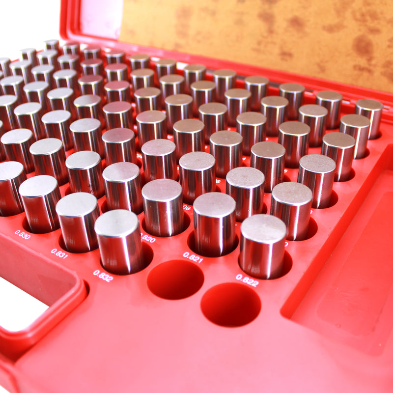 Steel Pin Gage Set Plus+ 82 PCS M5 .751-.832"