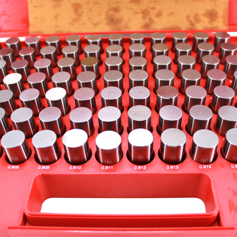 Steel Pin Gage Set Plus+ 84 PCS M6 .833-.916"