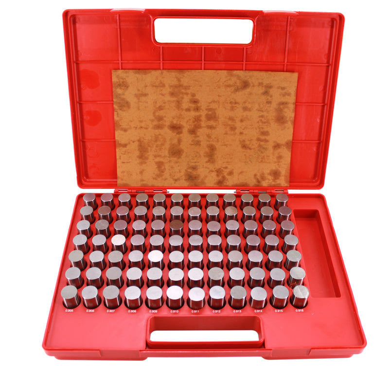 Steel Pin Gage Set Plus+ 84 PCS M6 .833-.916"