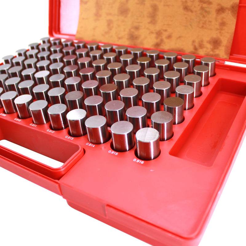Steel Pin Gage Set Plus+ 84 PCS M6 .833-.916"