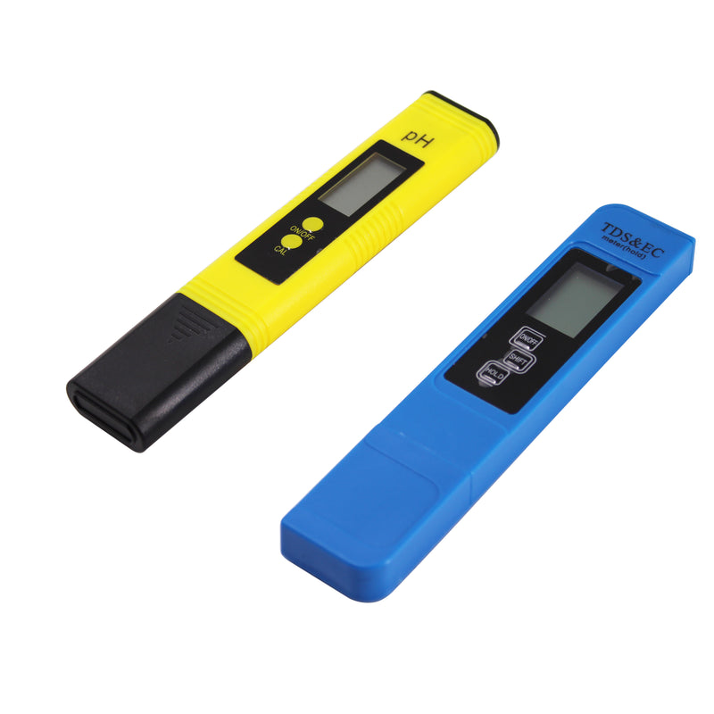pH and TDS Meter Combo, 0.05ph High Accuracy Pen Type pH Meter +/- 2% Readout Accuracy 3-in-1 TDS EC Temperature Meter