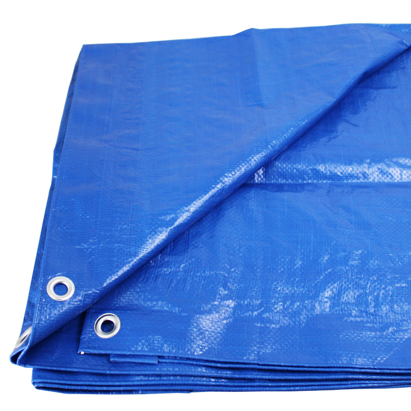 HYDROPONIC DEPOT Multi-Purpose Blue Heavy Duty Dry TOP Poly Tarp