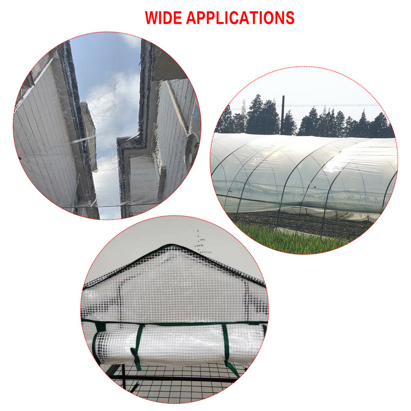 HYDROPONIC DEPOT Greenhouse Repair Tape, Weatherseal Polyethylene Film Tape, Long Term Sunlight Exposure for Sealing & Seaming Used in Boating and RV Industry