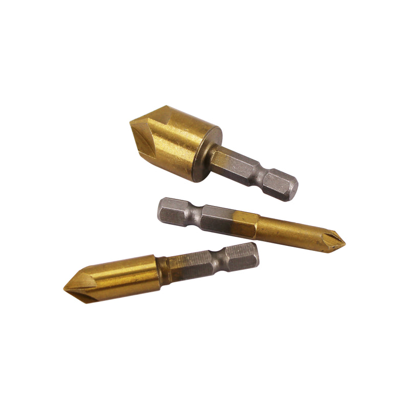 Countersink Drill Bit, Drill Bit Set 6 Pcs 1/4&