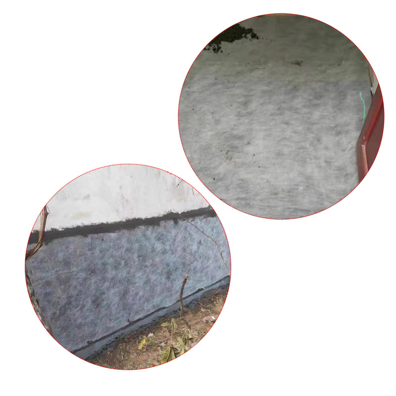 216 SQ.FT Gray PE-PP Waterproof Coiled Material Membrane Tile Flooring Underlayment Roll 23.6 Mil 3.3" x 65.6&