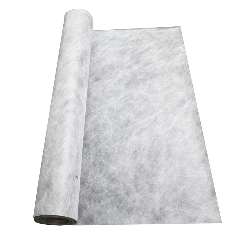 216 SQ.FT Gray PE-PP Waterproof Coiled Material Membrane Tile Flooring Underlayment Roll 23.6 Mil 3.3" x 65.6&
