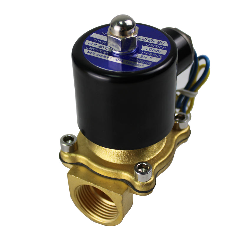 DC 12V 3/4 Inch Electric Solenoid Valve for Air Water