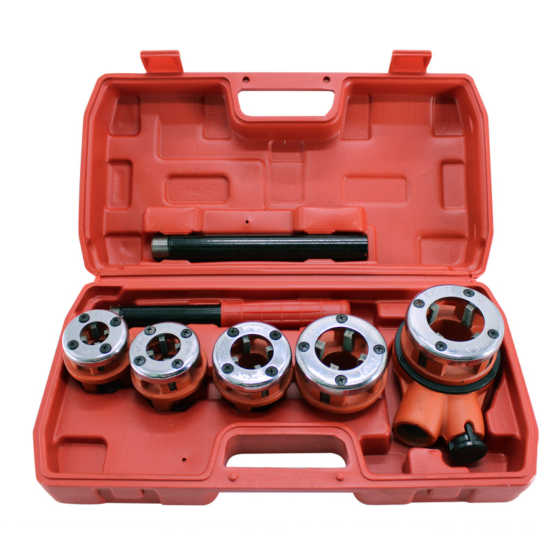 HFS Ratchet Pipe Threader Kit Ratcheting Pipe Threading Tool Set