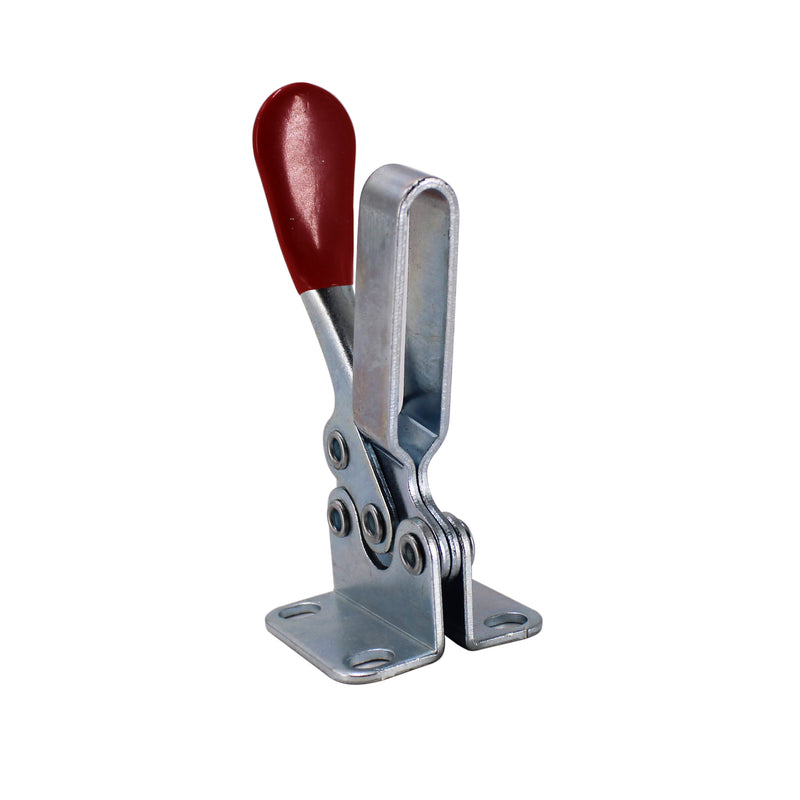4PCS Hand Tool Toggle Clamp 201B Antislip Red Horizontal Clamp 201-B Quick Release Tool Holding Capacity Force 198lbs.