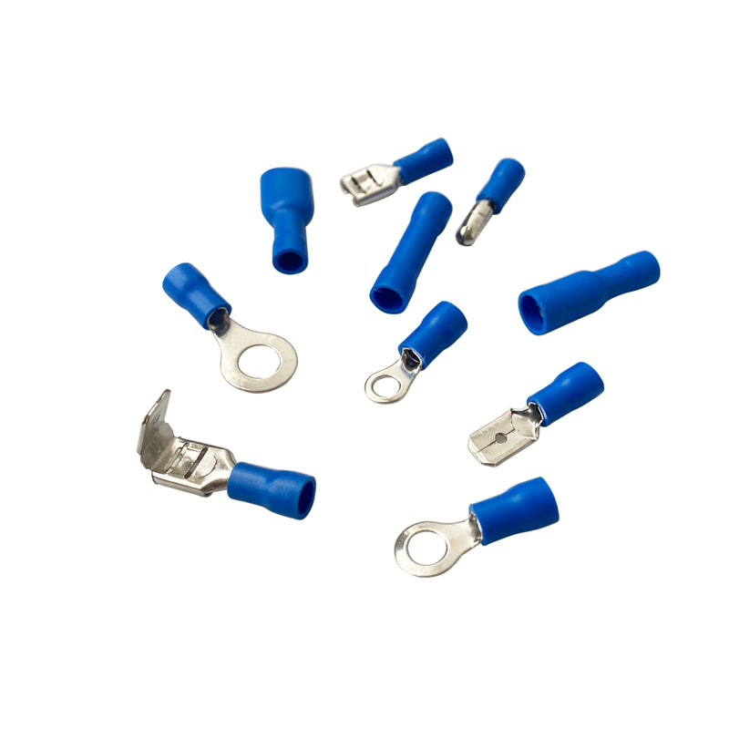 480Pcs Assorted Crimp Terminals, Wire Connectors, Mixed Assorted Lug Kit, Spade Ring Set for Automotive, Electrical Wirings, LED Lighting, Home DIYer