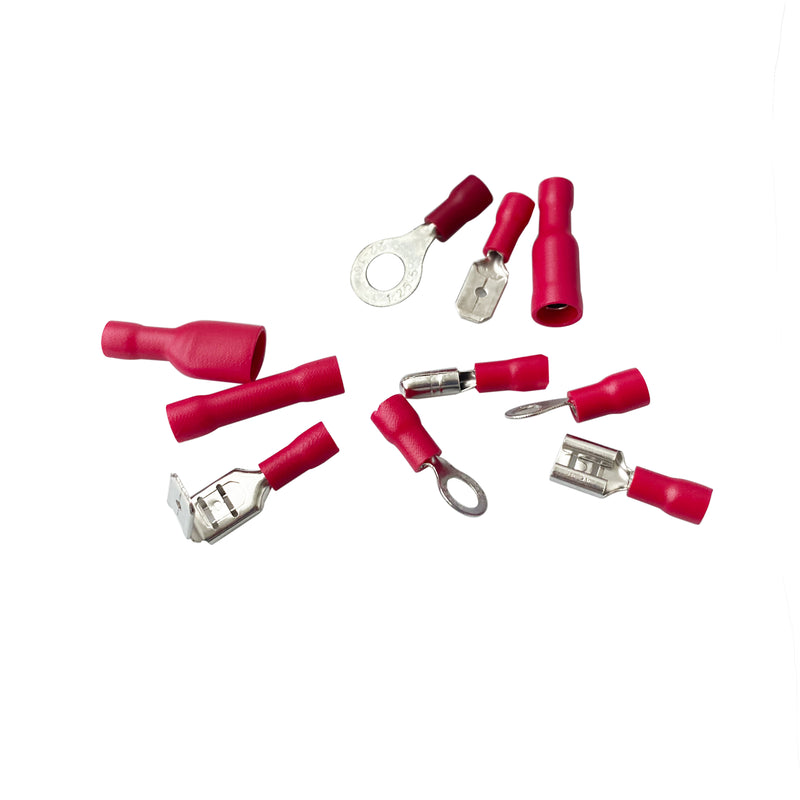 480Pcs Assorted Crimp Terminals, Wire Connectors, Mixed Assorted Lug Kit, Spade Ring Set for Automotive, Electrical Wirings, LED Lighting, Home DIYer