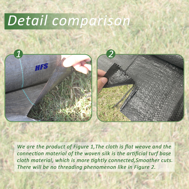 HYDROPONIC DEPOT Weed Barrier Fabric Black 4.4OZ