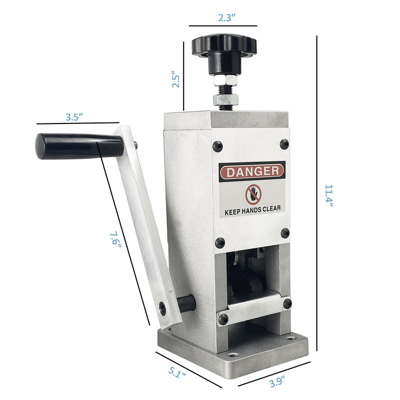 Wire Stripping Machine Hand Crank Automatic Drill Operated Aluminum Alloy Cable Wire Stripper Machine