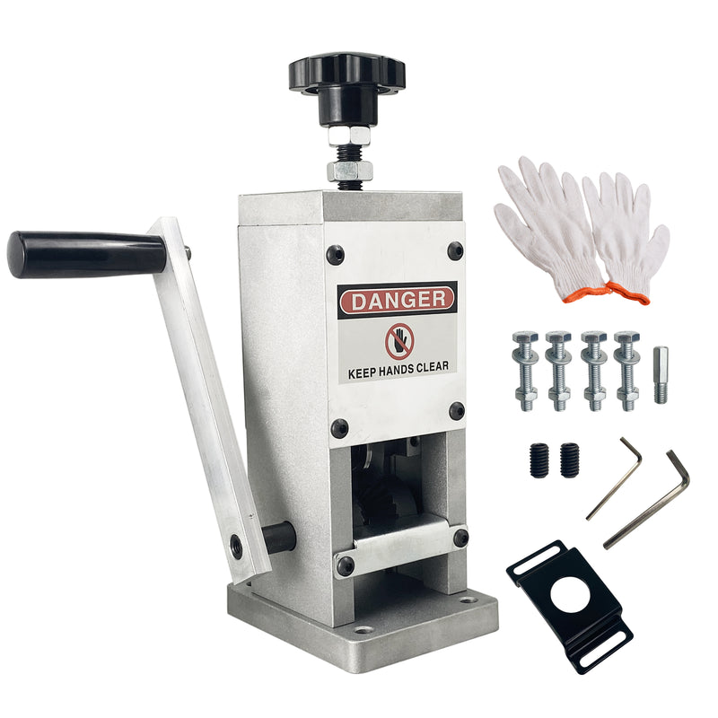 Wire Stripping Machine Hand Crank Automatic Drill Operated Aluminum Alloy Cable Wire Stripper Machine