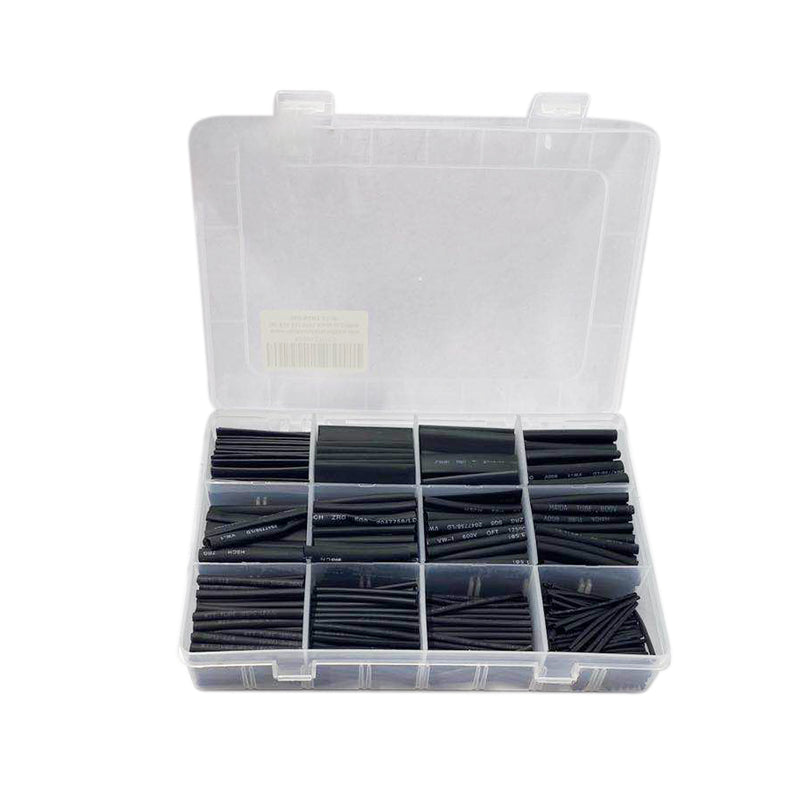 560PCS Heat Shrink Tubing 2:1,12 Sizes Electrical Wire Cable Wrap Assortment Electric Insulation Heat Shrink Tube Kit with Box