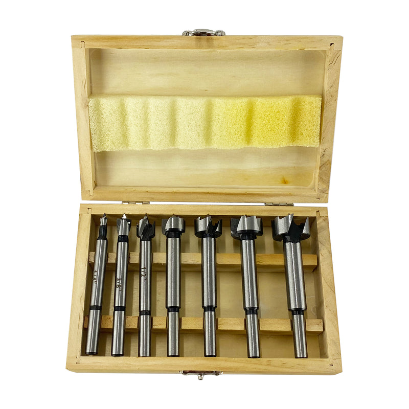 7PCS Precison Shear Serrated Edge Forstner Drill Bits Set