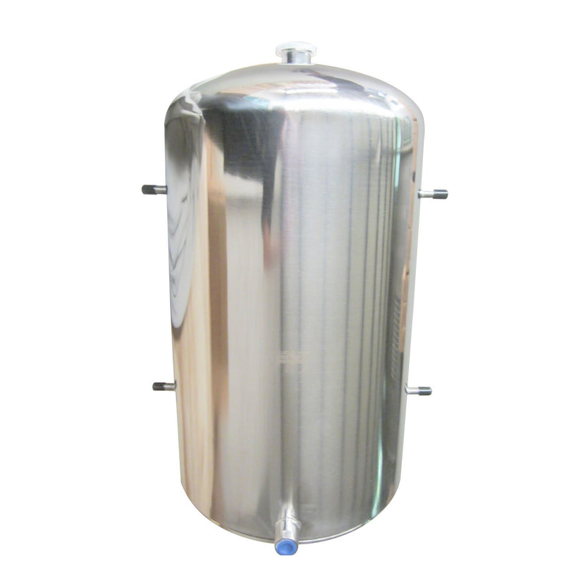 Hardware Factory Store Inc - 304 Stainless Steel Base Container 12" diameter by 8" tall with Round Base - [variant_title]