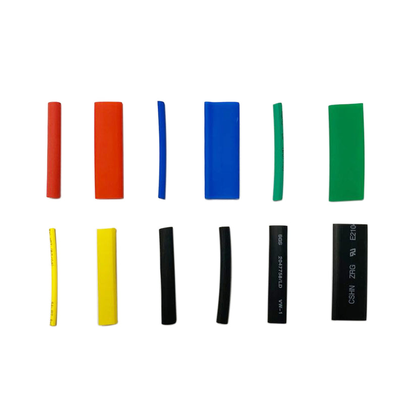 530Pcs 2:1 Heat Shrink Tubing, 5 Color 8 Size Tube Sleeving Wrap Cable Wire for Electrical Wire Cable Wrap Assortment Electric